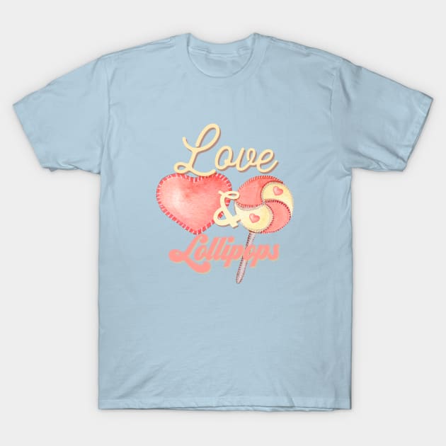 Love & Lollipops T-Shirt by Off the Page